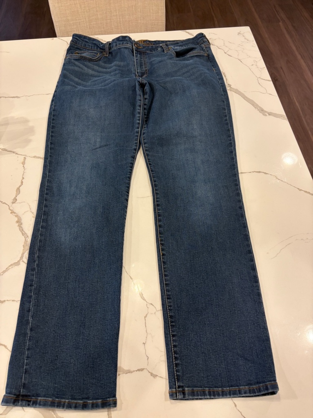Kut from the Kloth Women's Straight Leg Jeans - Dark Blue Wash